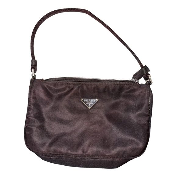 Prada nylon mini shoulder pouchette - Picture 1 of 13